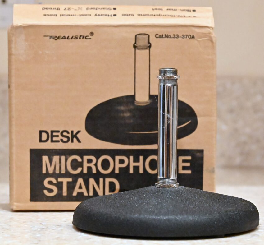 microphone on desk